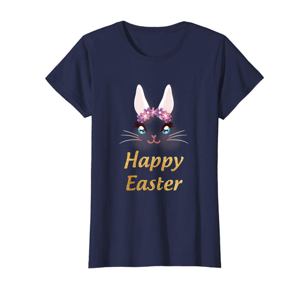 Happy Easter Bunny Princess T Shirt Easter Gift For Girls