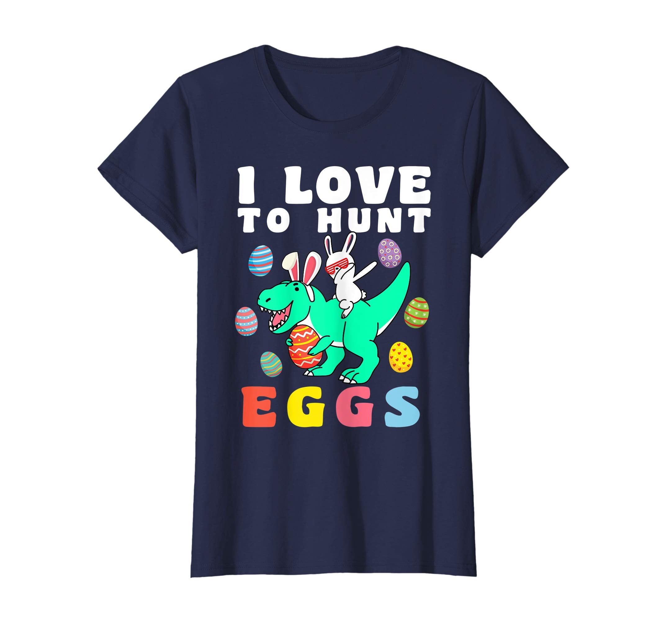 Easter Egg Hunt Shirt T Rex Dinosaur Bunny Dabbing Shirt Kid