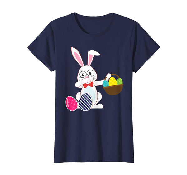 Cute Bunny Dab Dabbing Around The Easter Eggs T-Shirt Lovely