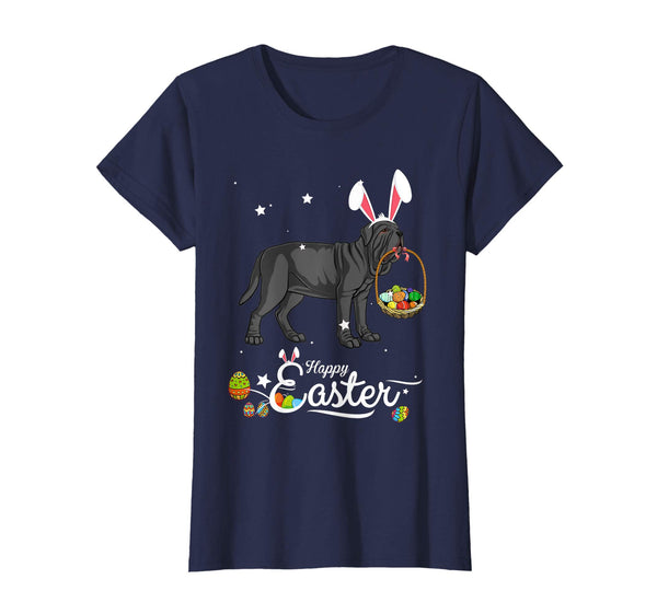 Neapolitan Mastiff Dog With Bunny Hat Easter Costume T Shirt