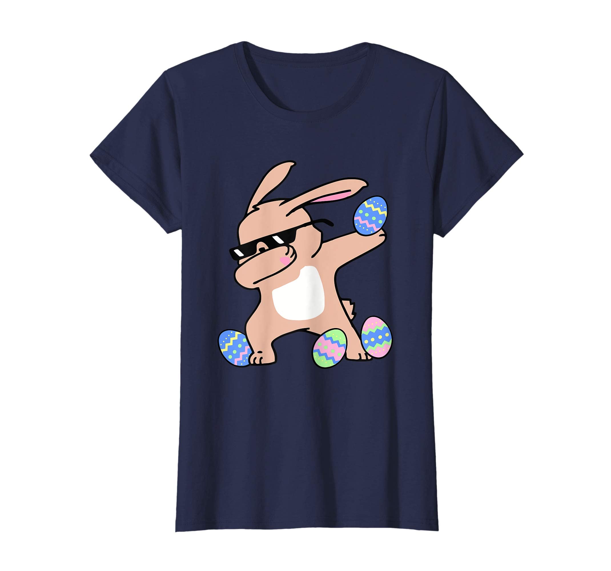 Dabbing Easter Bunny Easter Eggs Funny for Boys Girls shirt