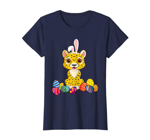 Cheetah Bunny Ear With Egg Easter Easter Day Shirt