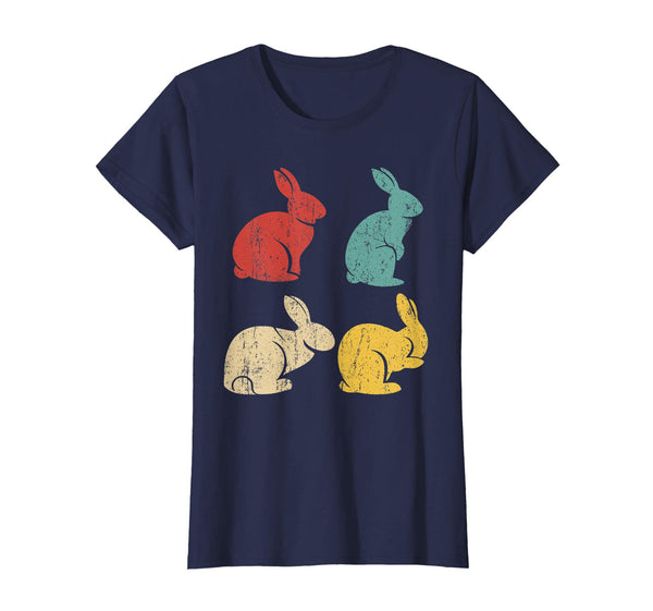 Vintage Bunny Rabbit Shirts Happy Easter Gifts Adults Kids