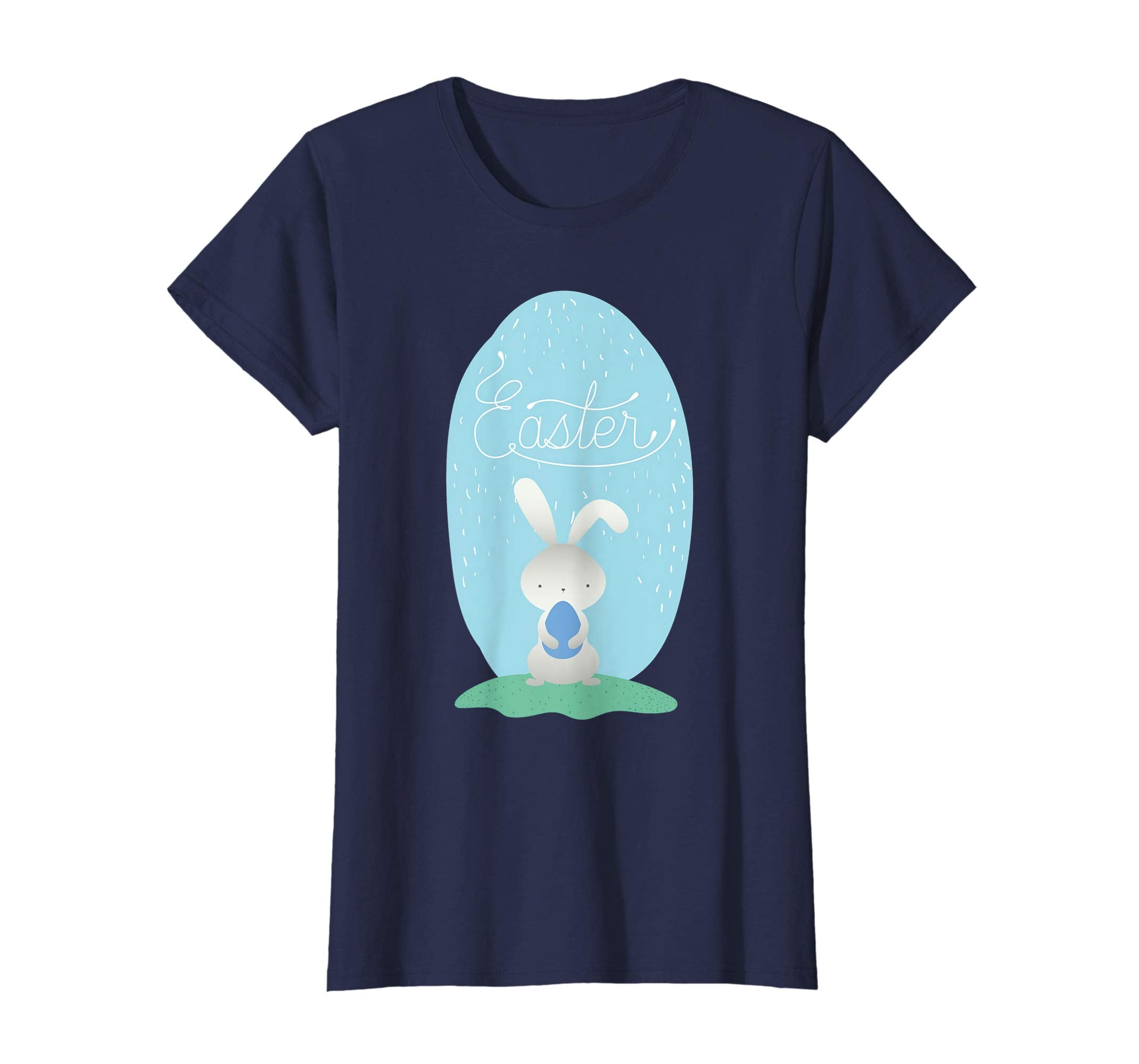 Happy Easter Bunny Tee shirt with Easter Eggs T shirt