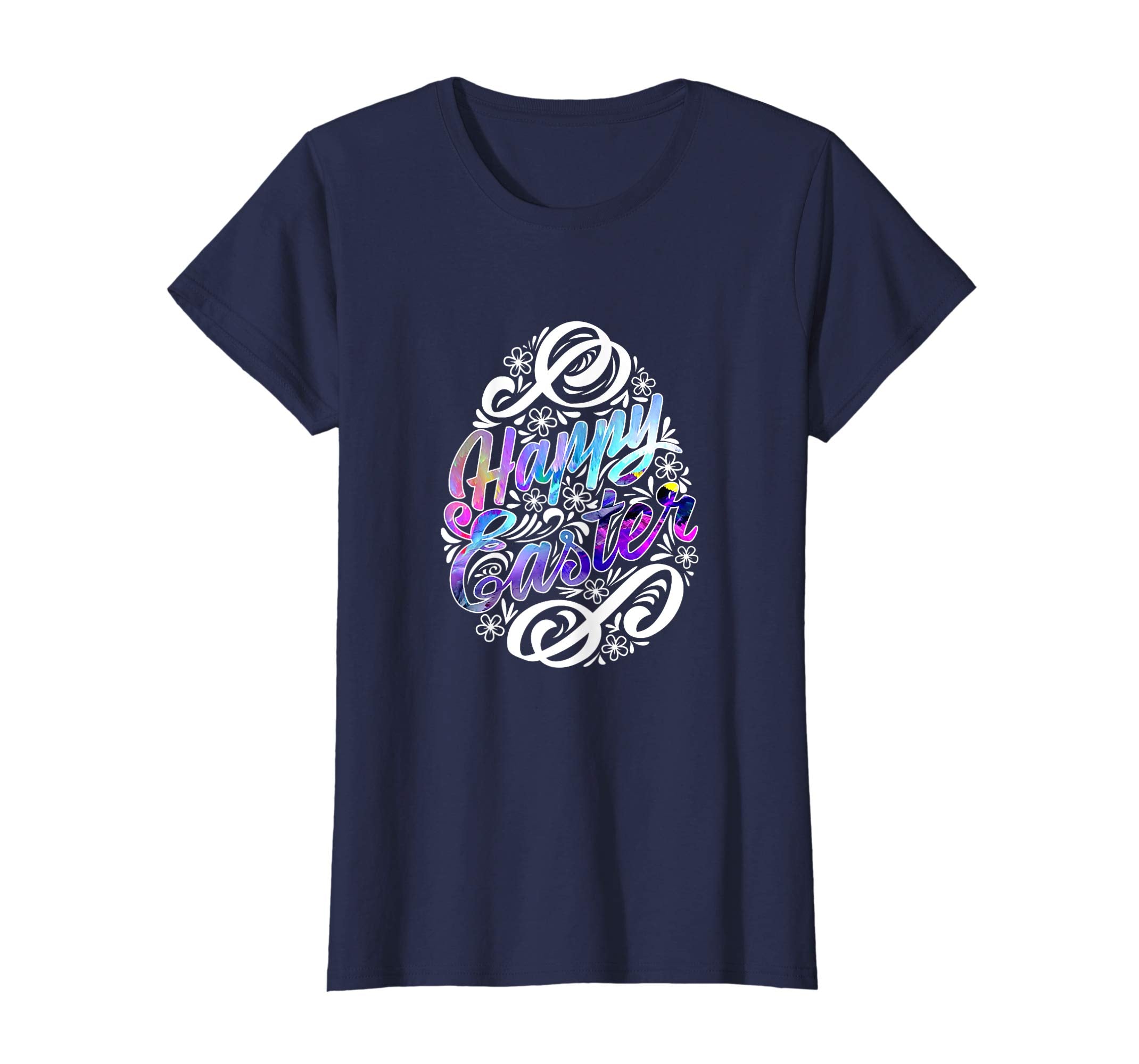 Happy Easter Shirt Colorful Eggs Art T-shirt
