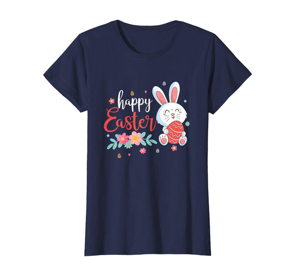 Happy Easter Bunny Tee shirt with Easter Eggs