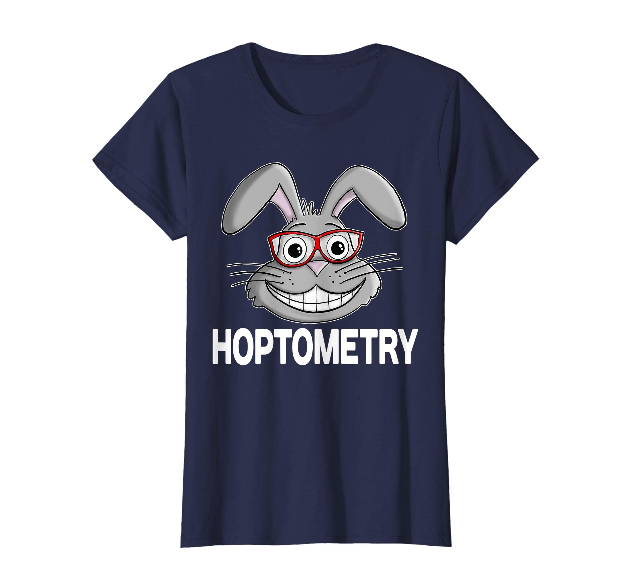 Easter Bunny Optometry T-Shirt for Optometrists Technicians