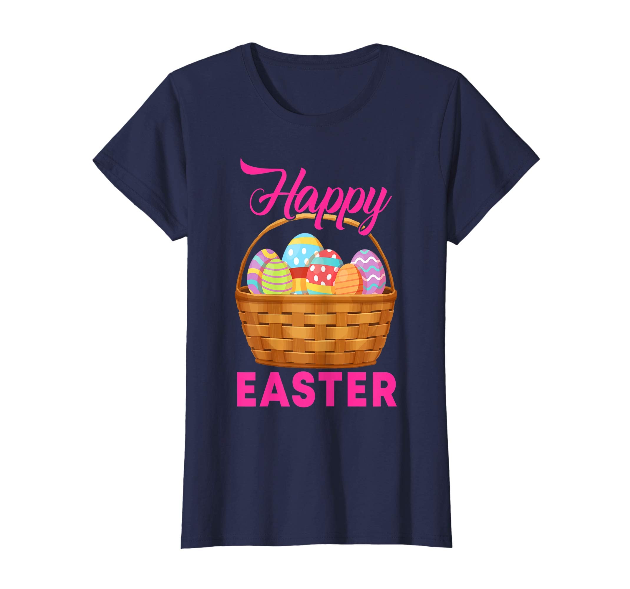 Happy Easter with Eggs T shirt for Men Women Kids