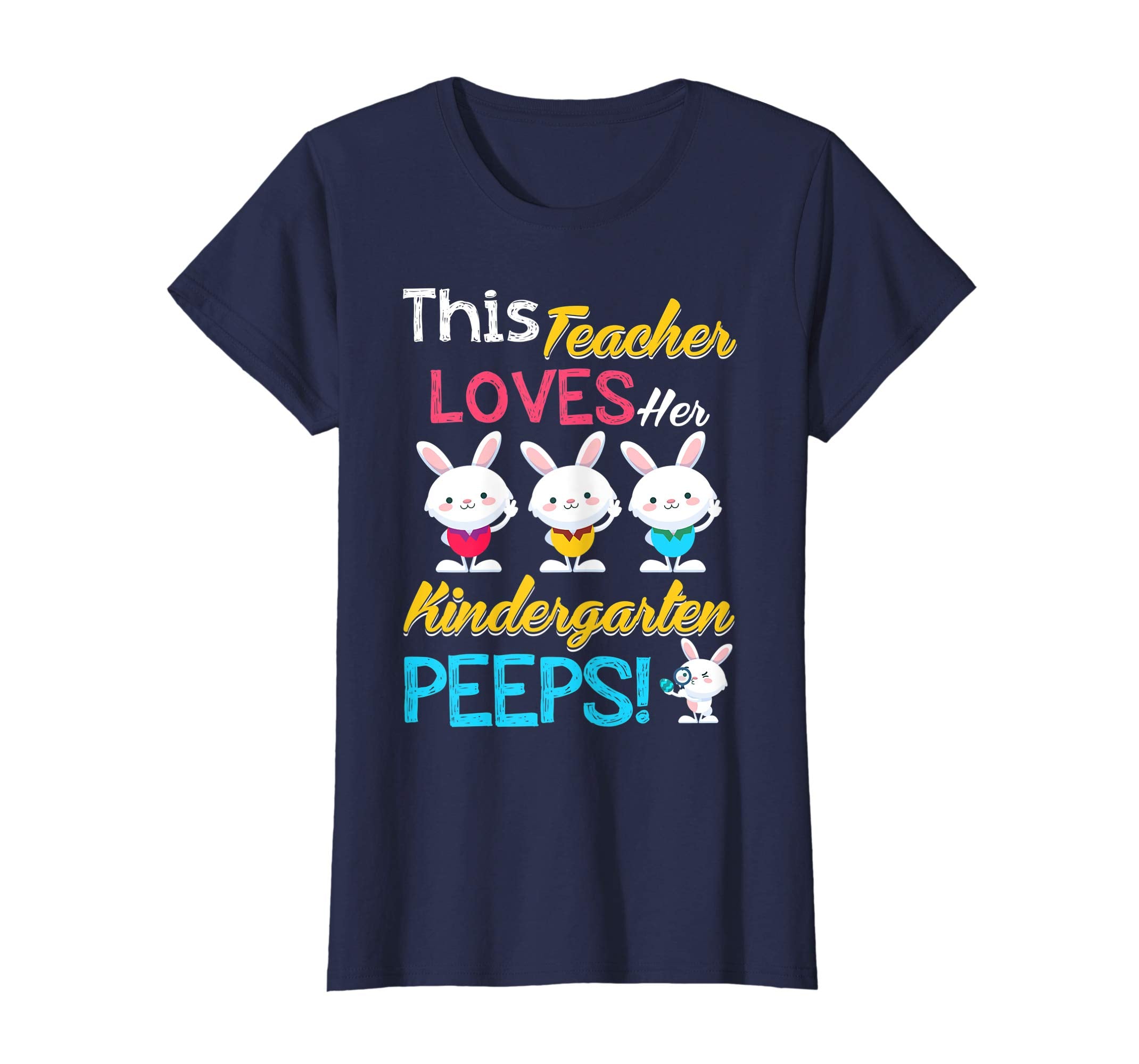 This Teacher Loves Her Kindergarten Peeps Easter T-Shirt