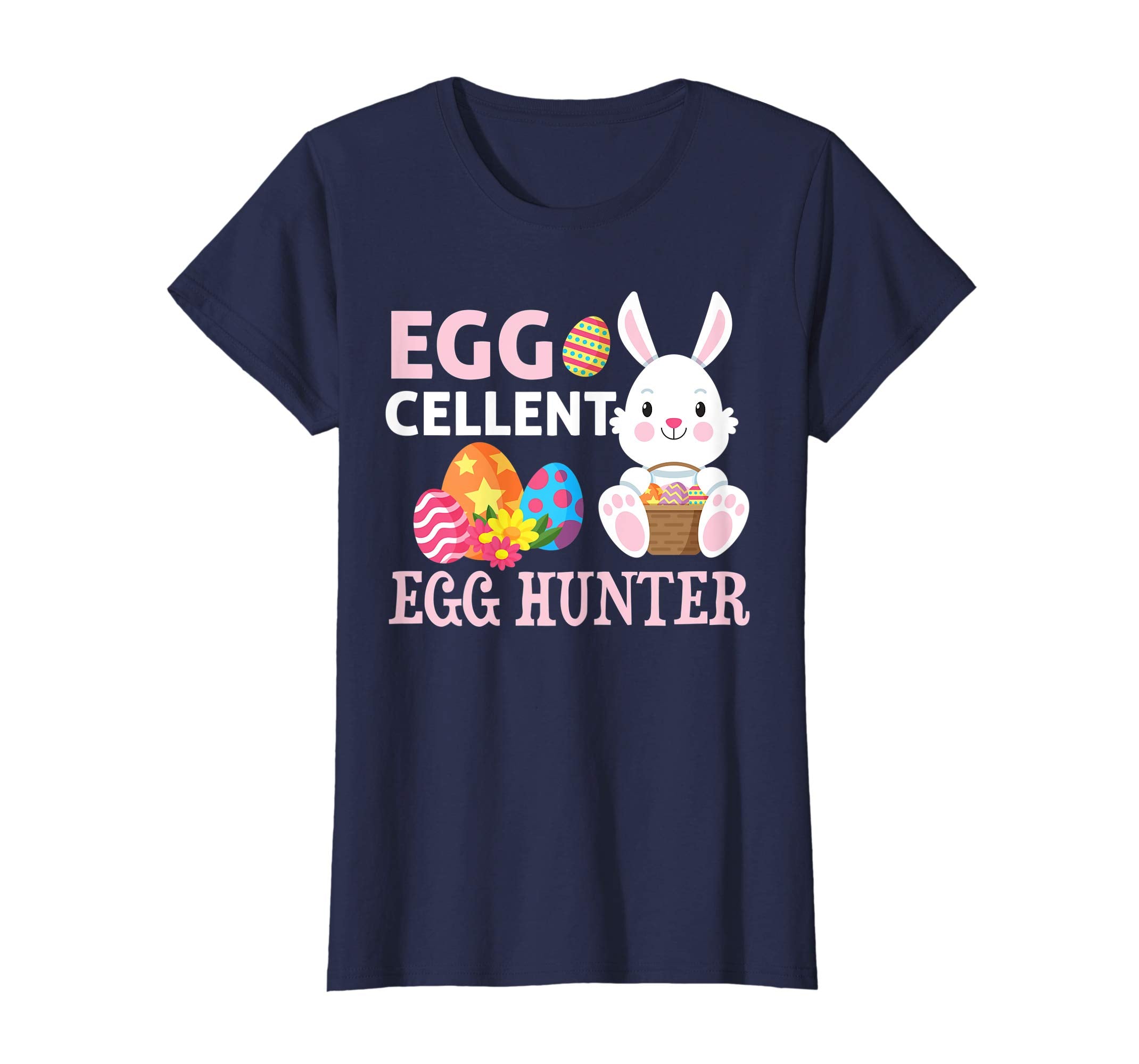 Eggcellent Egg Hunter Easter Bunny T-shirt Boys Girls