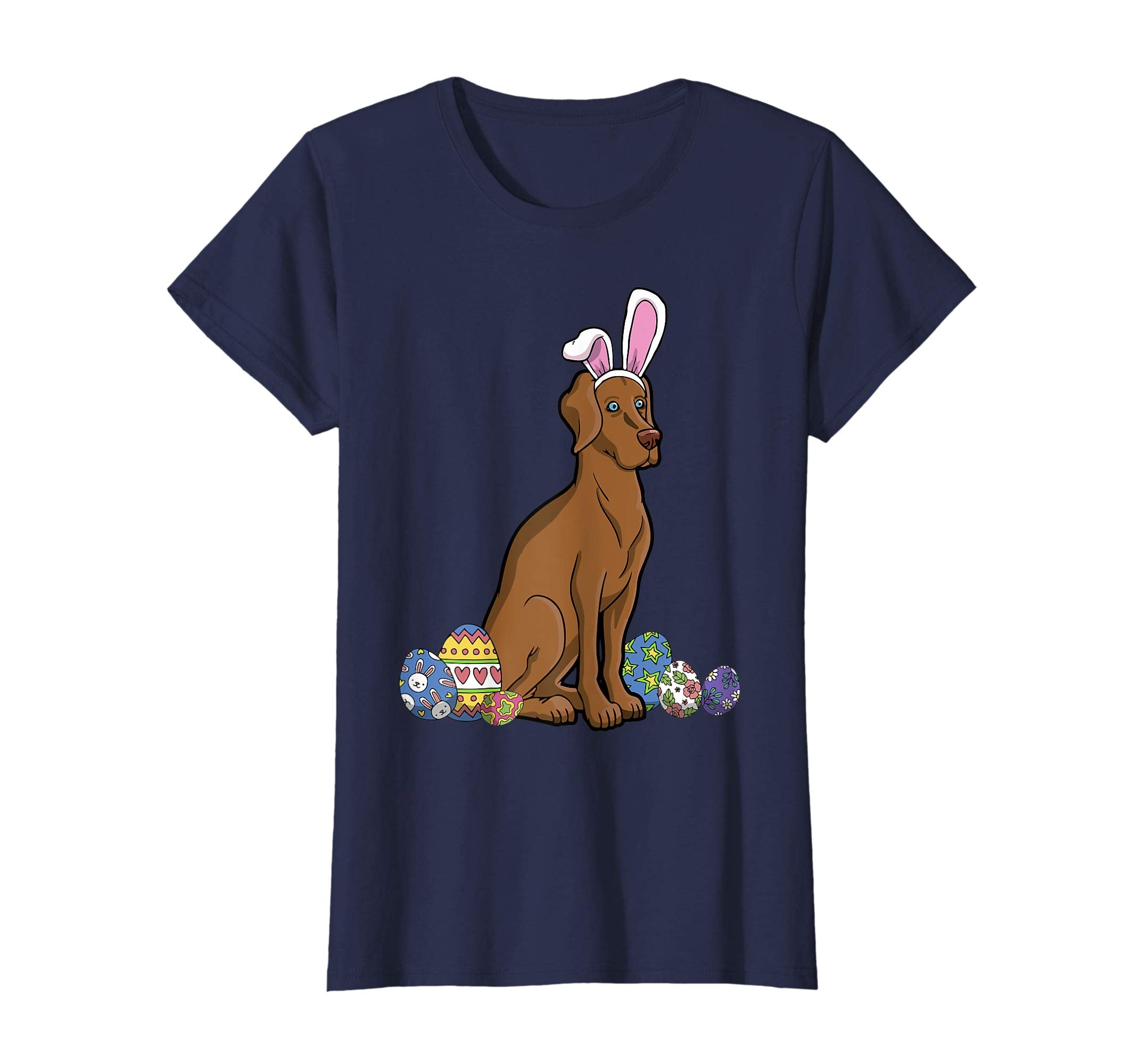 Vizsla Dressed As Easter Bunny With Rabbit Ears T-Shirt