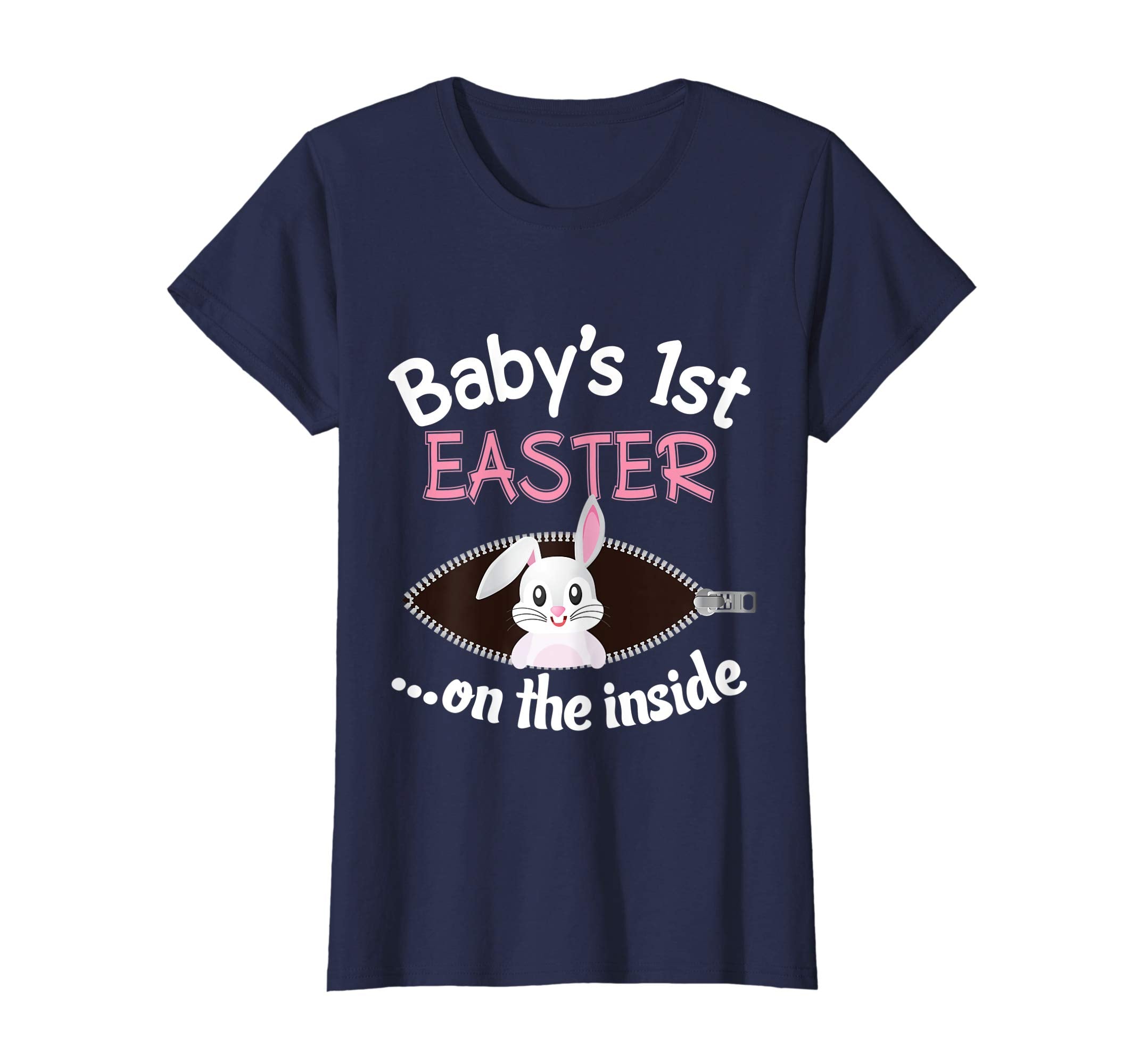 Baby 1st Easter On The Inside T-Shirt Pregnancy Announcement