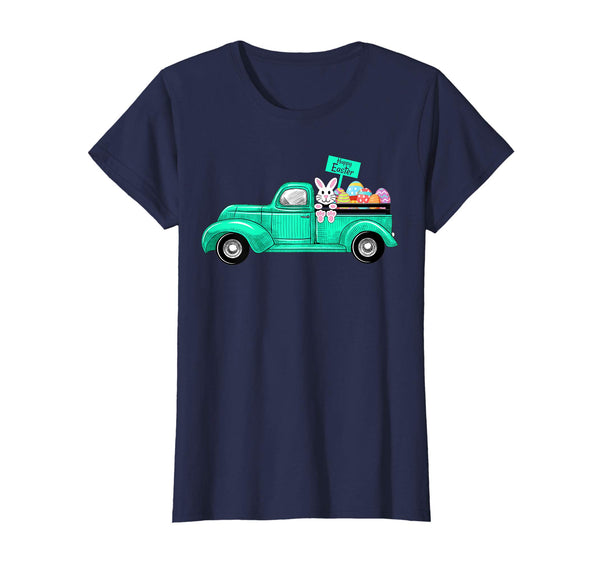 Happy Easter peeps Rabbit Truck Lover Vintage Cute Shirt
