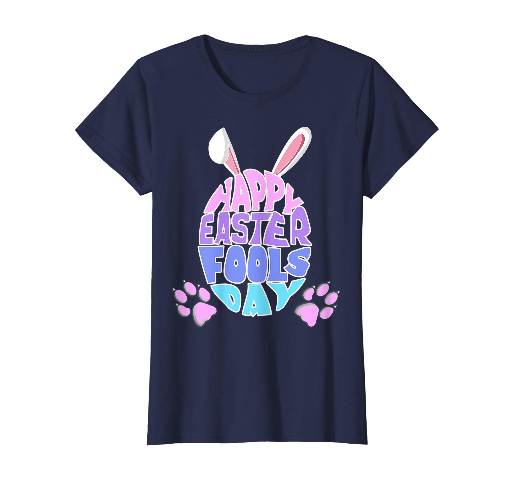 Easter Shirt Happy Easter Fools Day Egg with Bunny Ears