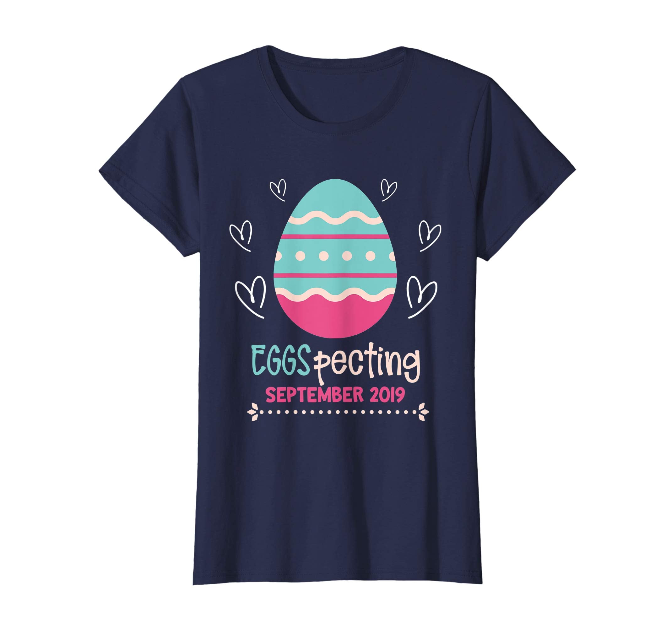 Easter Pregnancy Announcement T Shirt Eggspecting Sept 2019