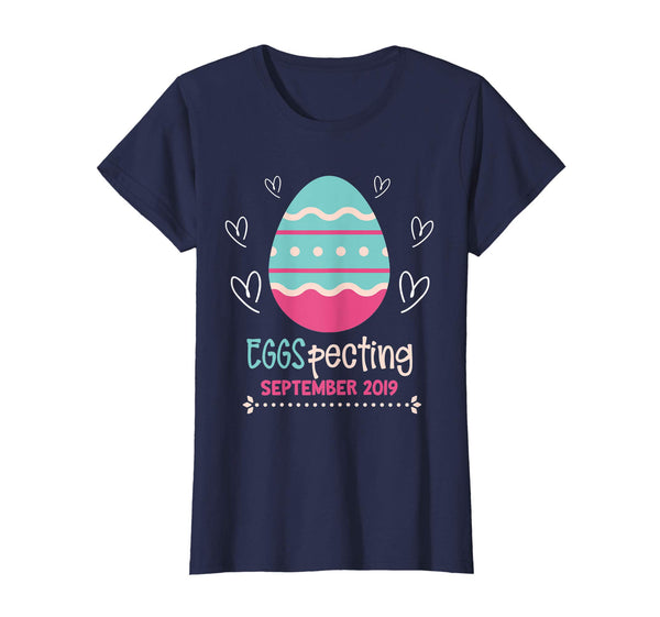 Easter Pregnancy Announcement T Shirt Eggspecting Sept 2019
