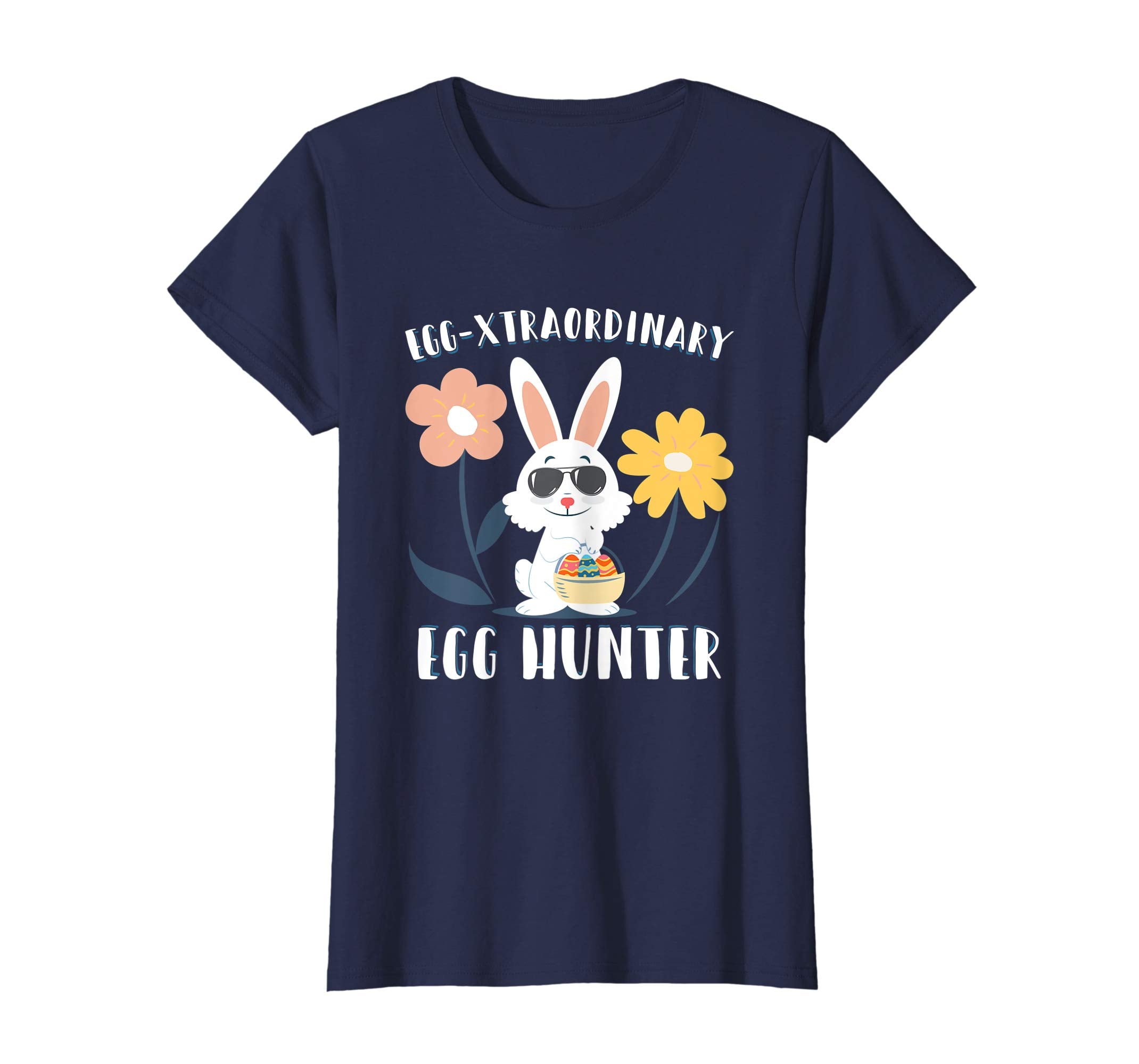 Egg-xtraordinary Easter Egg Hunter T shirt Easter Bunny
