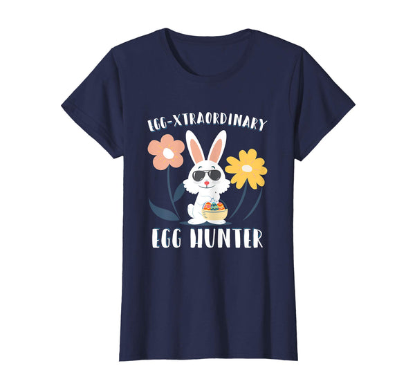 Egg-xtraordinary Easter Egg Hunter T shirt Easter Bunny