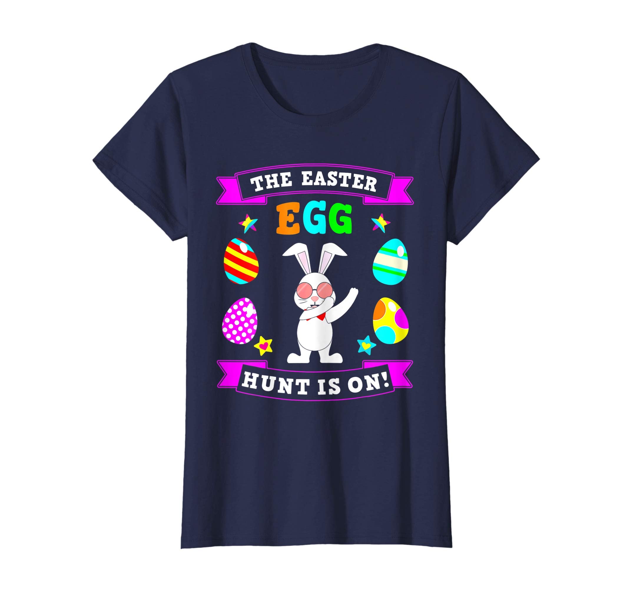 Easter Egg Hunt is On Dabbing Easter Bunny Tshirt