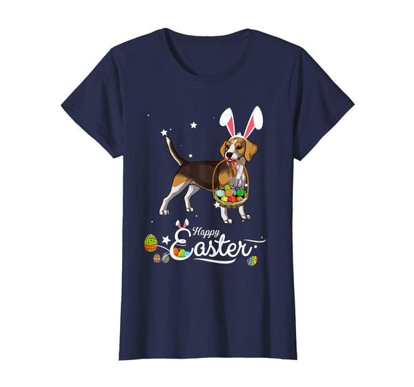 Beagle Dog With Bunny Hat Easter Costume T Shirt