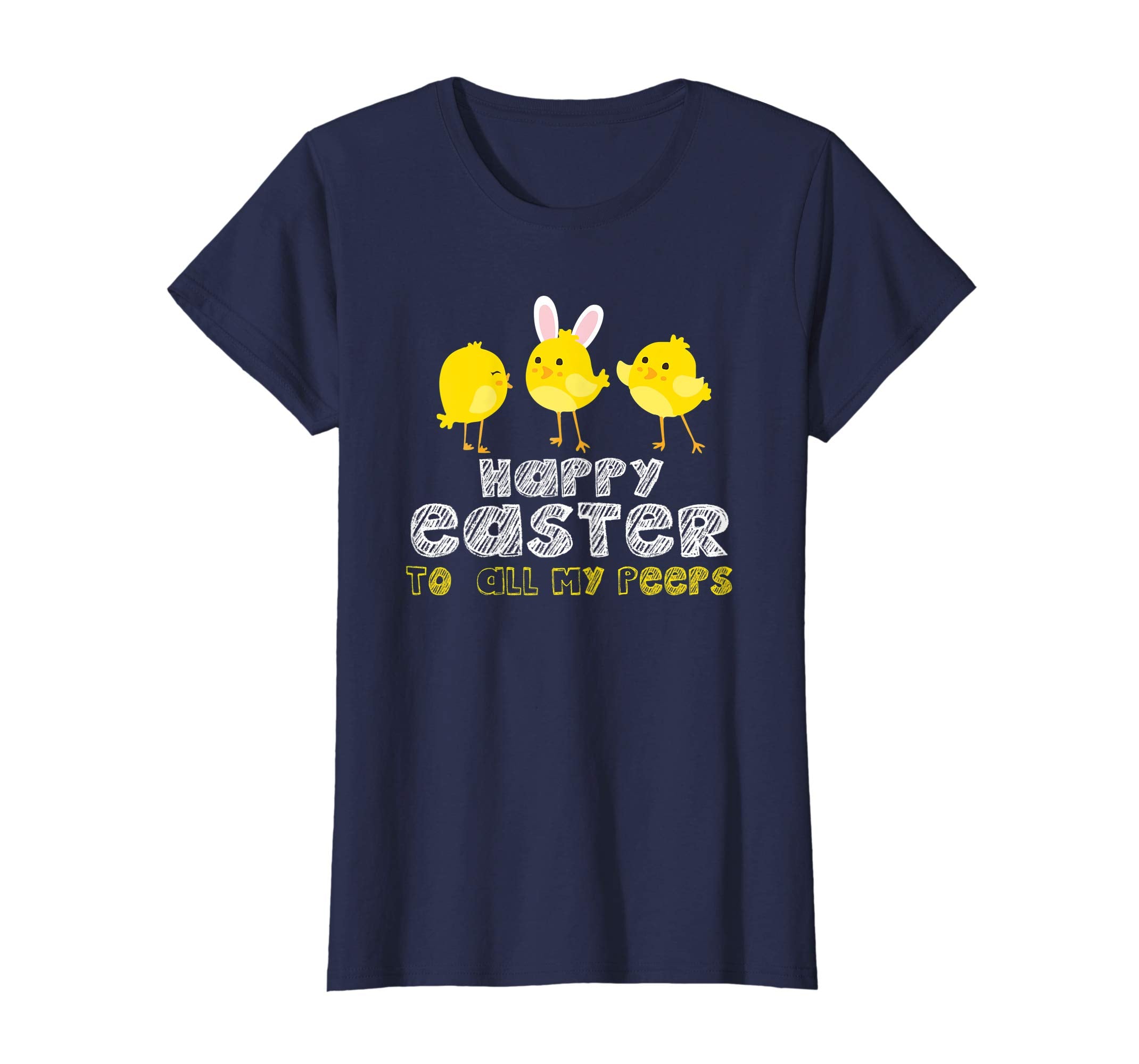 Happy Easter To My Peeps Easter T Shirt Gift Women Kids