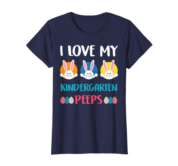 I Love My Kindergarten Peeps Easter Day T-Shirt