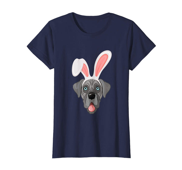 Great Dane Dressed As Easter Bunny With Rabbit Ears T-Shirt