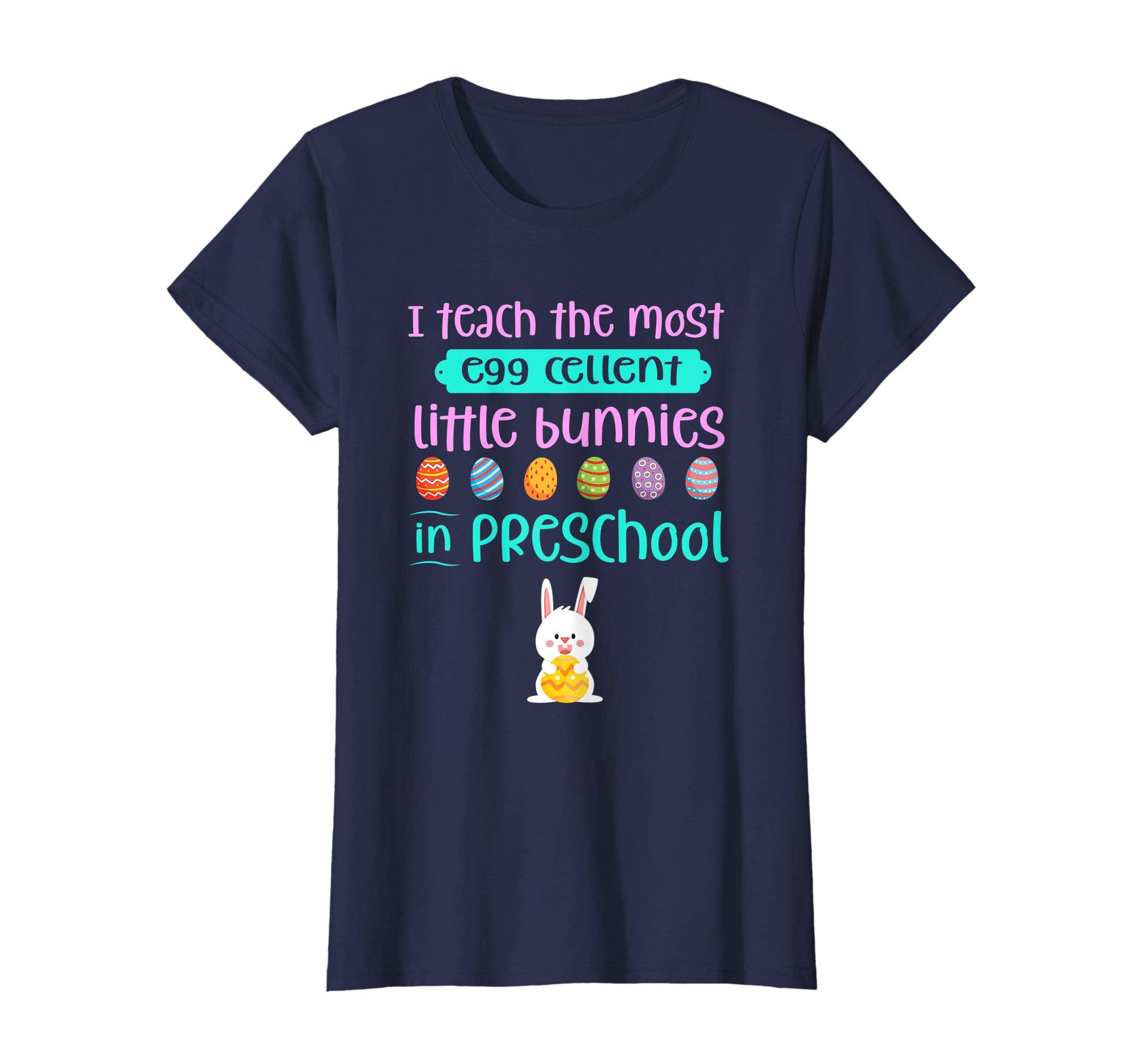 Easter Shirt Teacher Gift Teach Bunny Preschool Pre-K Tshirt