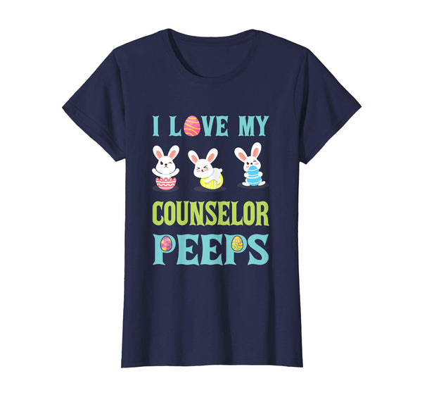I Love My Counselor Peeps Happy Easter Teacher Shirt