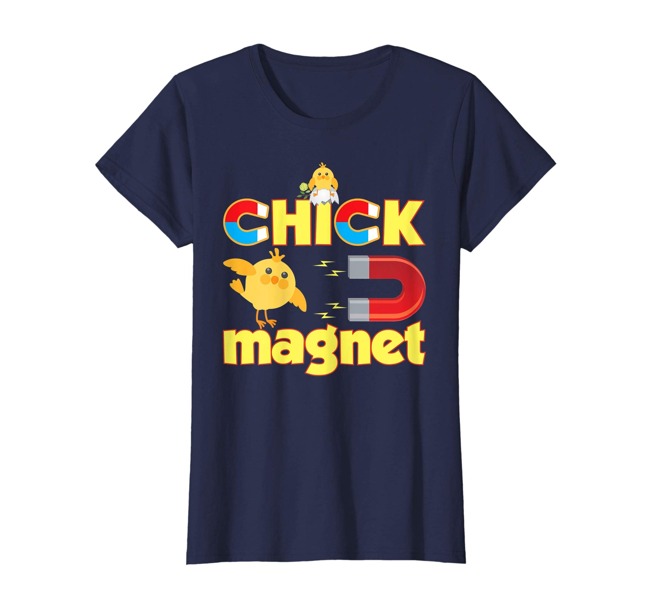 Cute Chick Magnet Easter T-Shirt Egg Hunting Lovely Cute