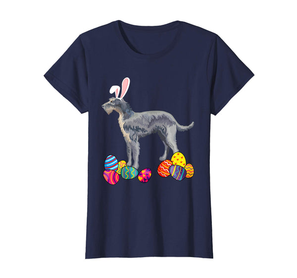 Irish Wolfhound Bunny Ear With Egg Easter Easter Day Shirt