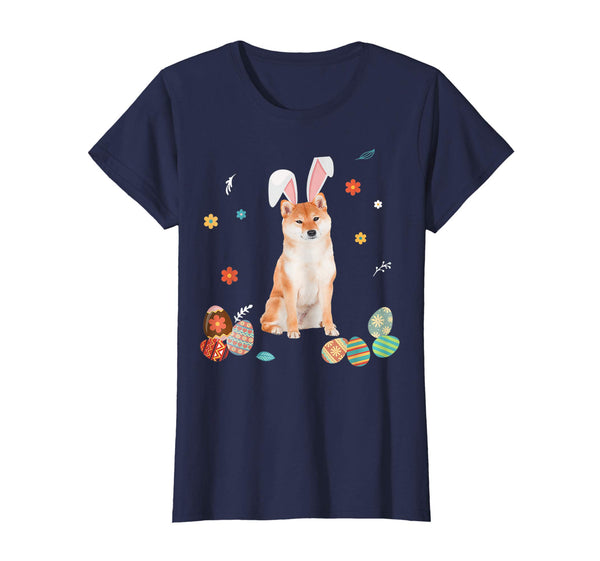 Shiba Inu Bunny Rabbit Happy Easter Day TShirt