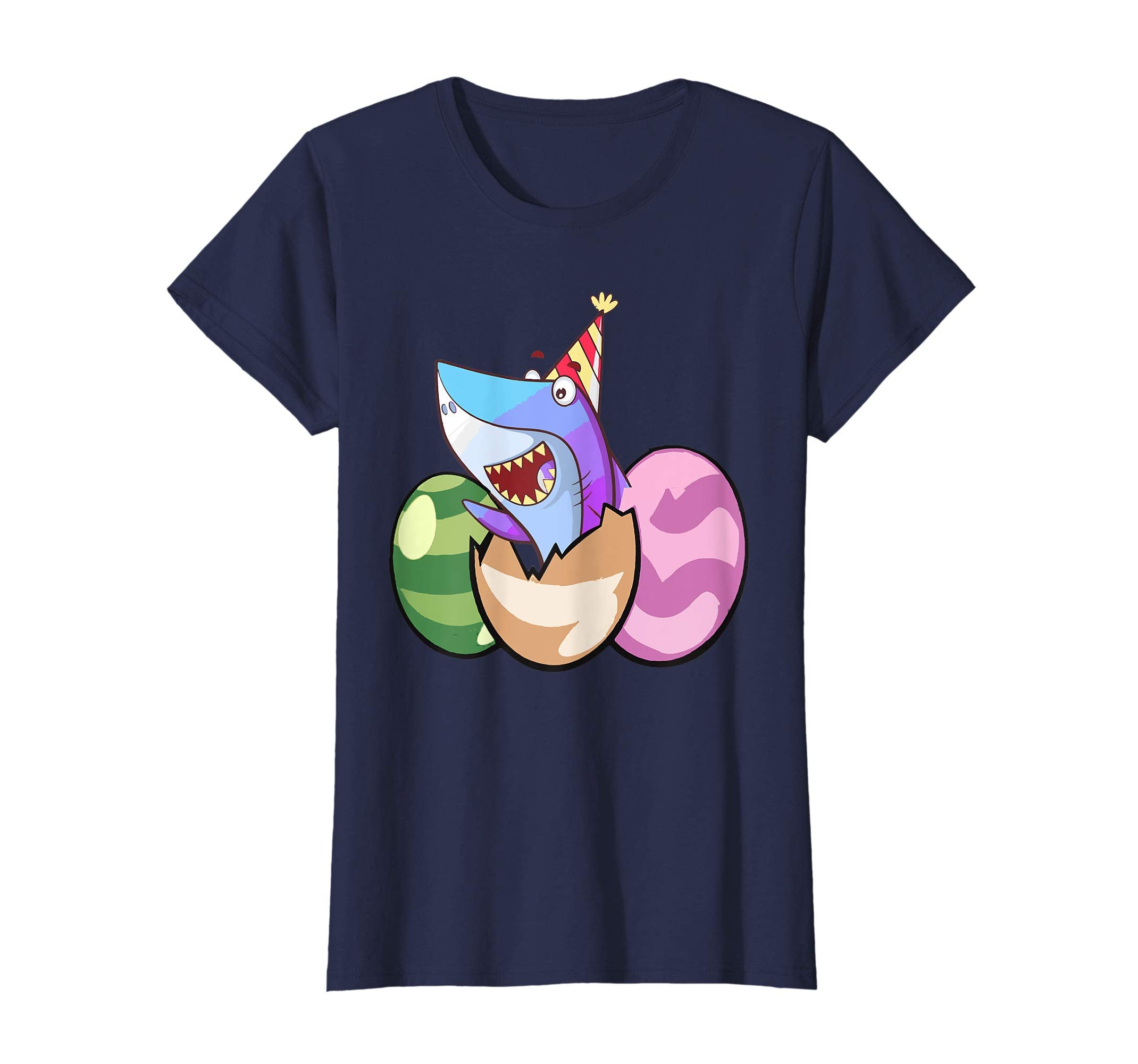 Cute Shark in Easter Eggs Funny Easter Day Tshirt Gifts