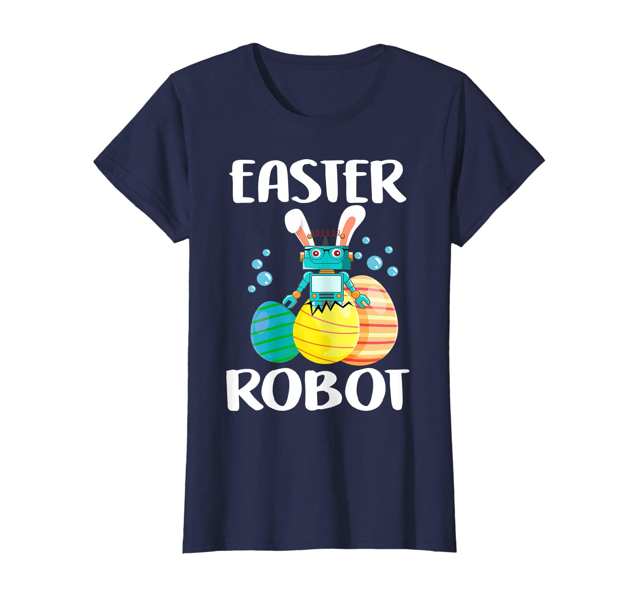 Easter Egg Happy Easter Day T-Shirt Easter Robot