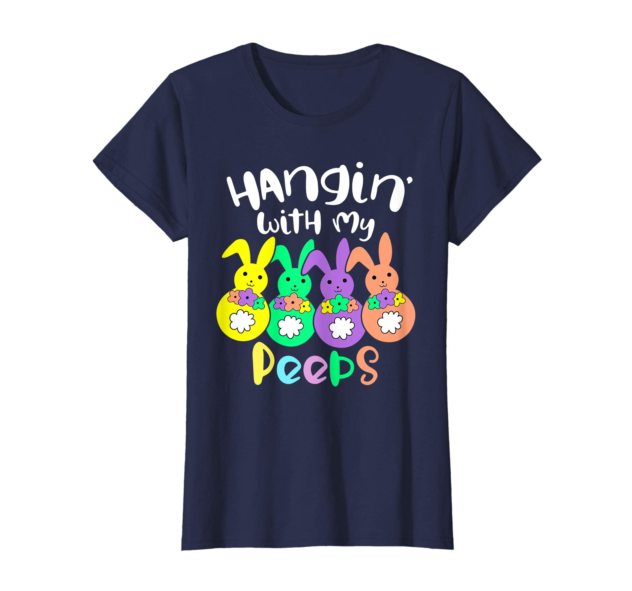 Hanging With My Peeps Happy Easter Kids Boys Girls T Shirt