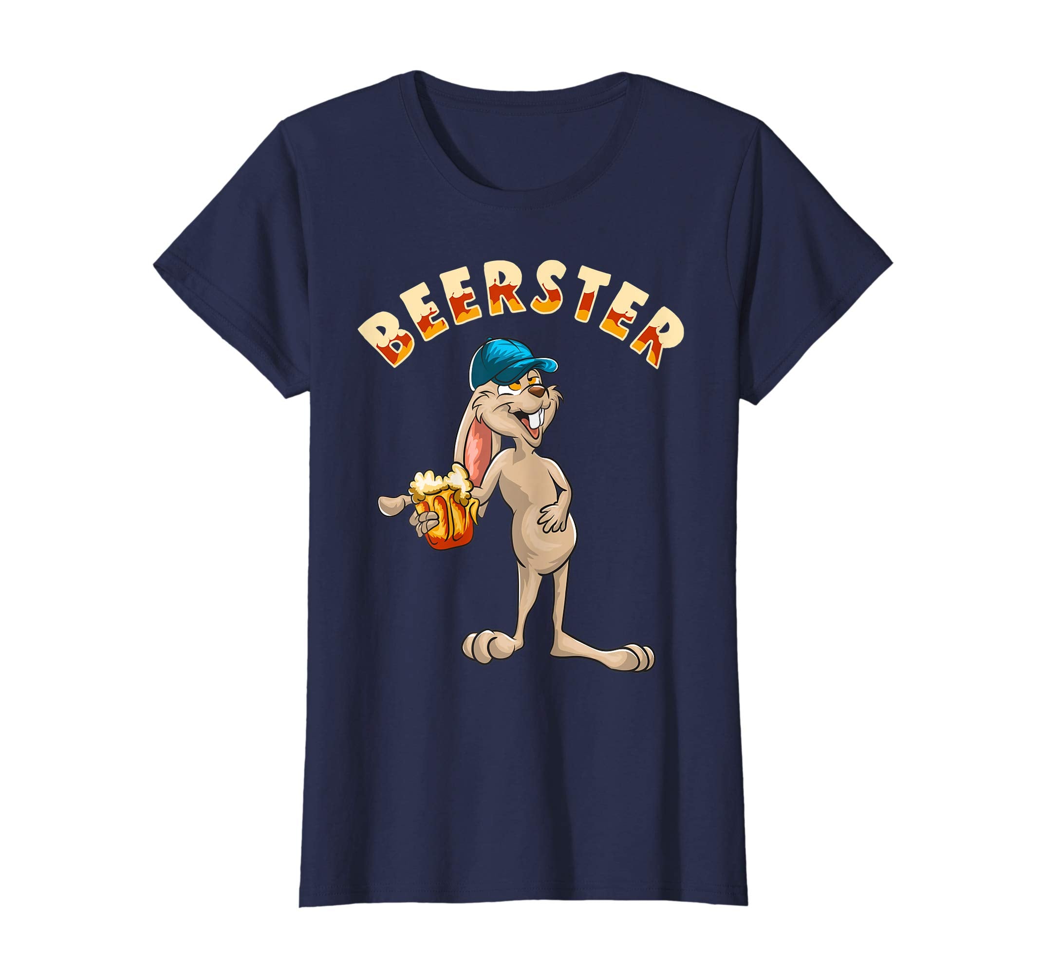 Beerster Drunk Bunny Shirt - Funny Easter Bunny Tee Gift