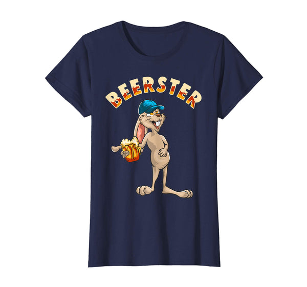 Beerster Drunk Bunny Shirt - Funny Easter Bunny Tee Gift