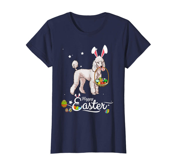 Poodle Dog With Bunny Hat Easter Costume T Shirt