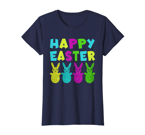 Happy Easter Shirt Colorful Bunny Eggs Gift TShirt