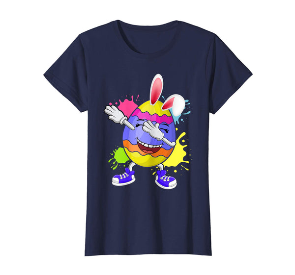 Cute Dabbing Egg Bunny Easter T shirt Kids Boys Girls