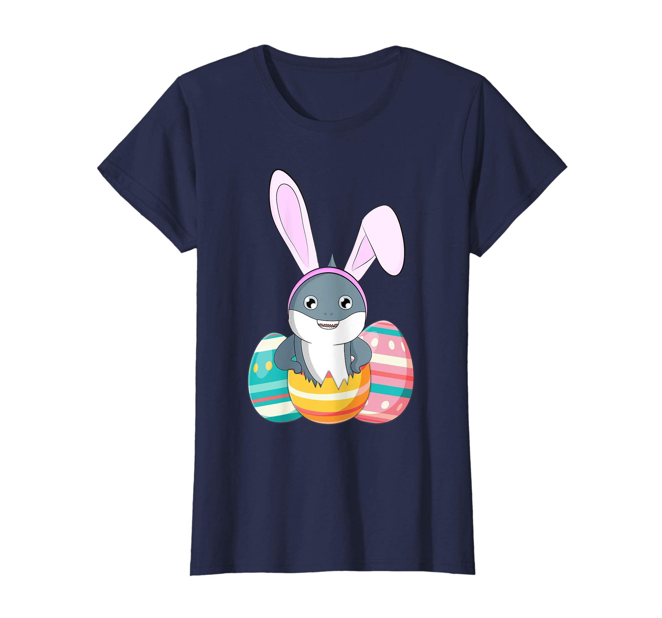 Easter For Kids Boys Girls Shark Easter Eggs T Shirt