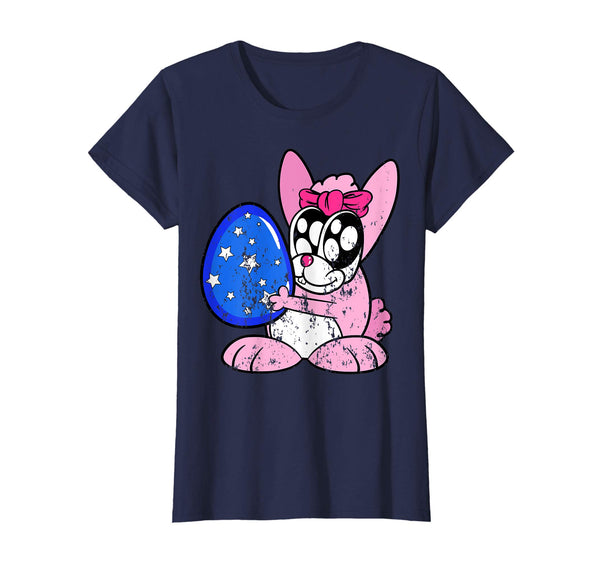 Retro Vintage Grunge Funny Cute Easter Bunny Egg Fun T-Shirt