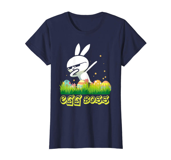 Dabbing Egg Boss Easter Bunny T Shirt For Kids Toddlers Boys
