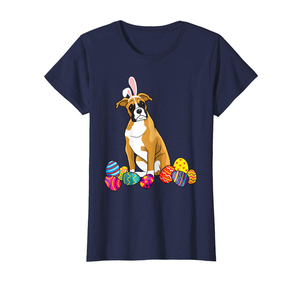 Boxer Bunny Ear With Egg Easter Easter Day Shirt