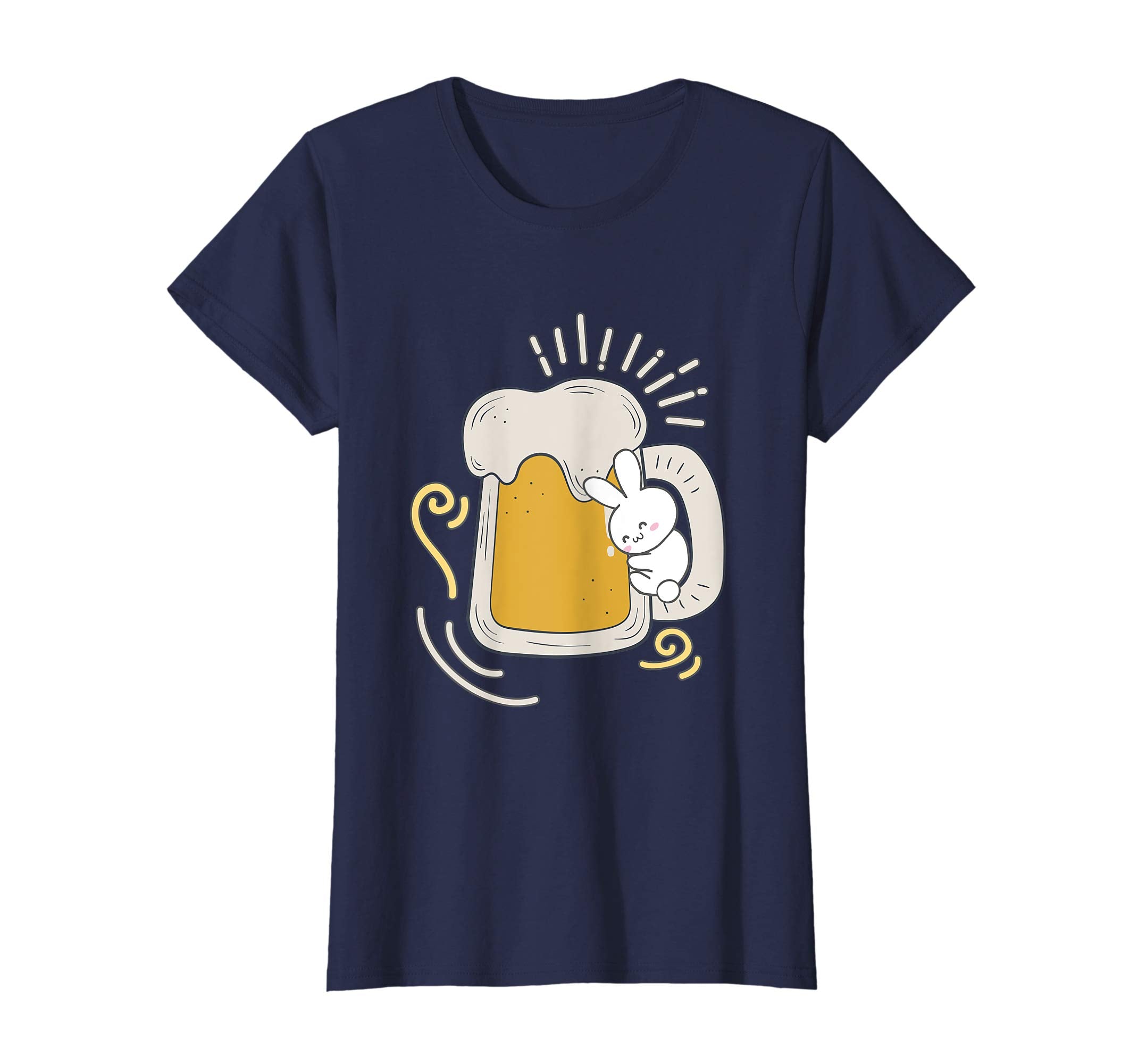 Cute Bunny Drink Beer Easter Day T-Shirt Gifts