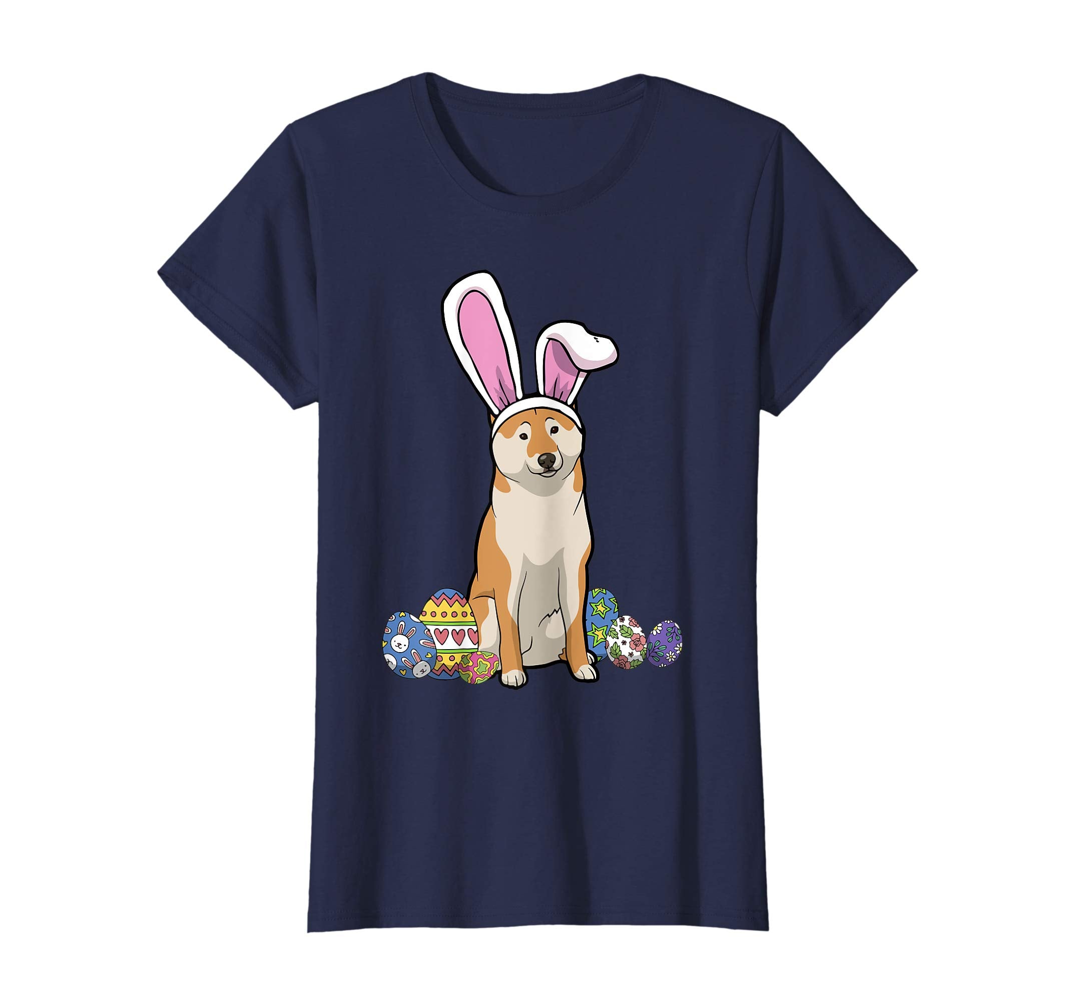 Shiba Inu Dressed As Easter Bunny With Rabbit Ears T-Shirt