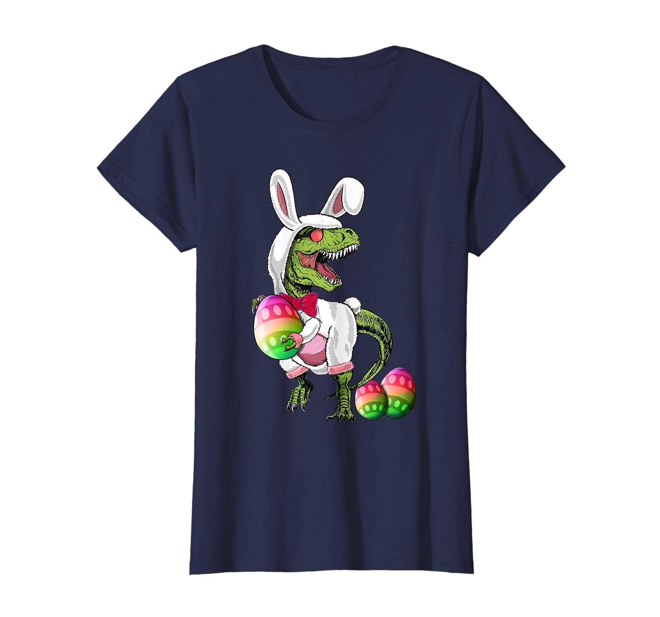 Happy Eastrawr T Rex Dinosaur Easter Bunny Egg Shirt Kids