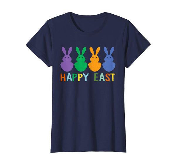 Happy Easter Shirt Colorful Bunny Eggs Gift TShirt