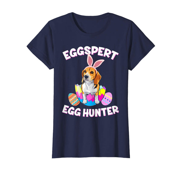 Eggspert Egg Hunter Easter Funny Beagle T Shirt