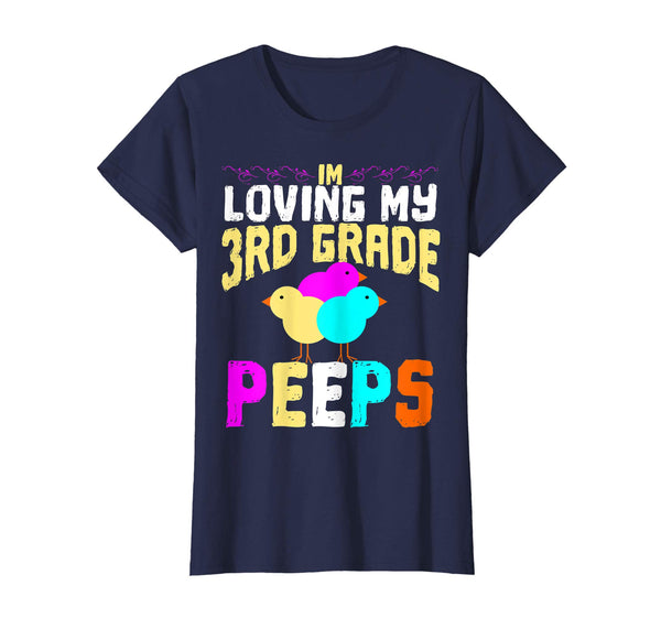 3rd Grade Peeps Easter TShirt Teacher Gift